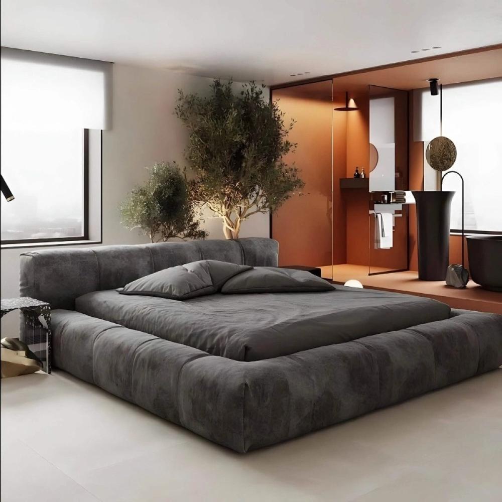 سرير, متعدد المقاسات - مخمل - رمادي - BA-SA311-8377