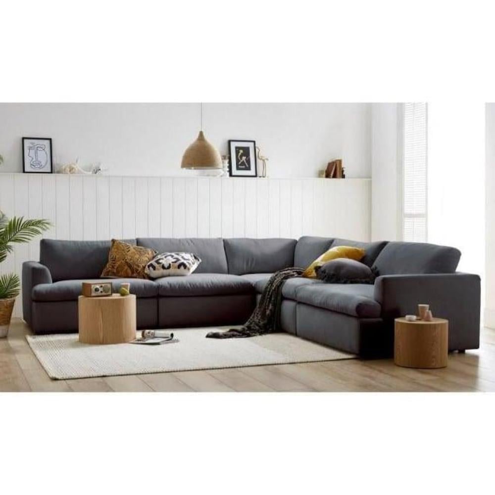 كنبة زاوية مقاس 300x300x95x90 سم - رمادي- من BETAK