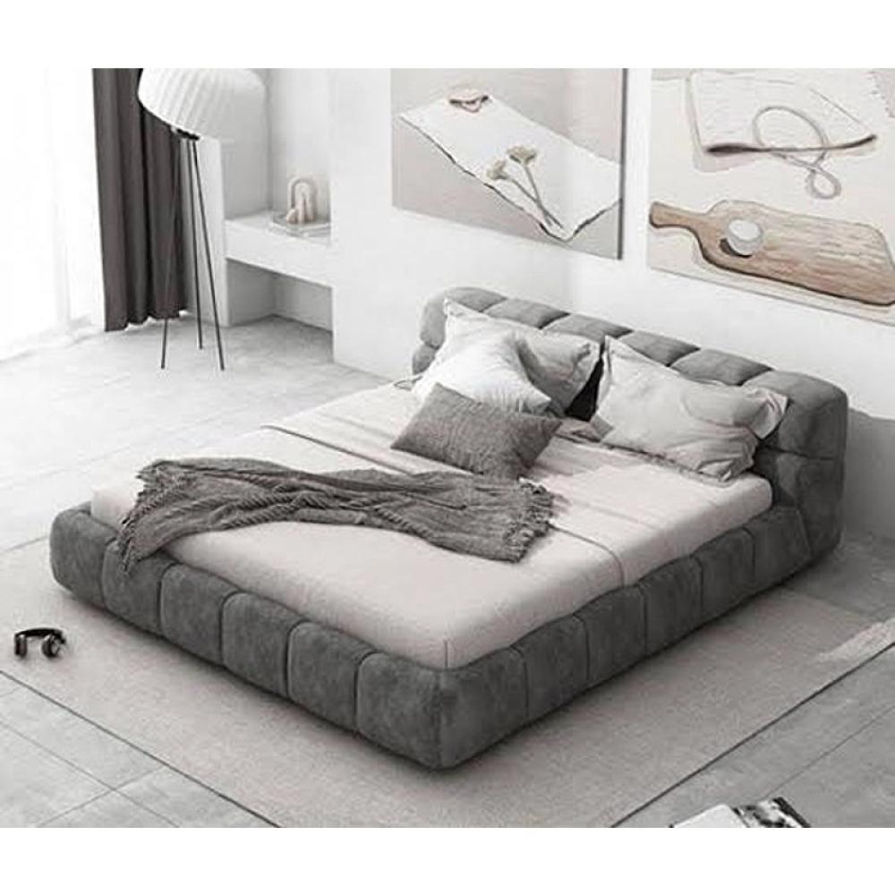 سرير, متعدد المقاسات- مخمل - رمادي - BA-SA311-8404