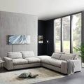 متجر بيتك كنبة زاوية 85x85x270x300 سم - اوف وابت