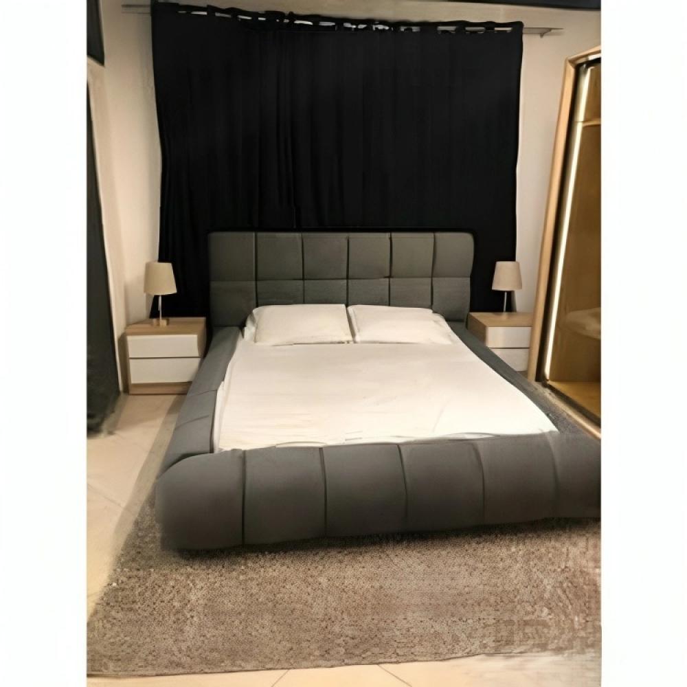 سرير, متعدد المقاسات - مخمل - رمادي  - BA-SA311-8386